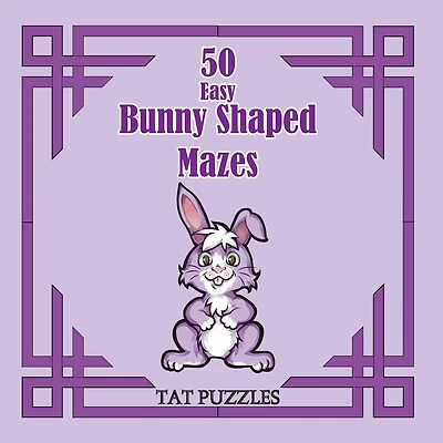 50 Easy Bunny Shaped Mazes