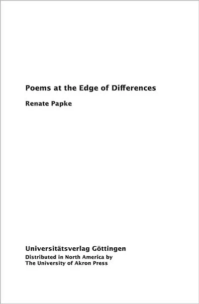 Poems at the Edge of Differences: Mothering in New English Poetry by Women