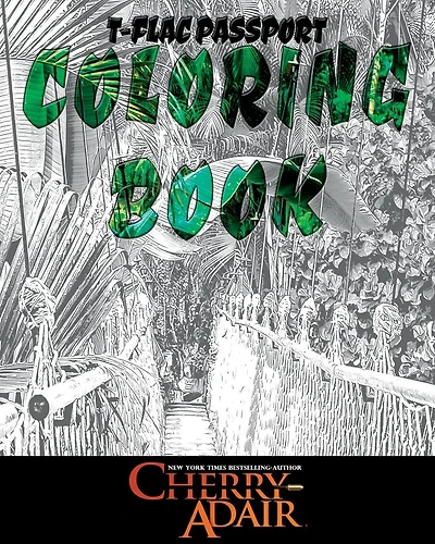 T-FLAC Passport Coloring Book
