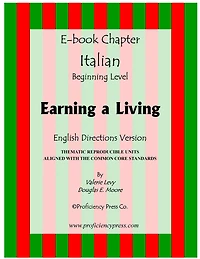 Earning a Living: Reproducible Thematic Unit in Italian with English Directions