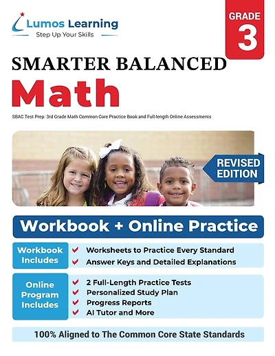 SBAC Test Prep: Smarter Balanced Study Guide With Performance Task (PT) and Computer Adaptive Testing (CAT