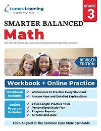 SBAC Test Prep: Smarter Balanced Study Guide With Performance Task (PT) and Computer Adaptive Testing (CAT