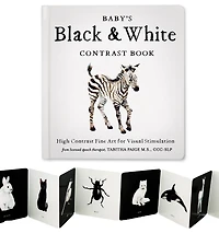 Baby's Black and White Contrast Book: High-Contrast Art for Visual Stimulation at Tummy Time