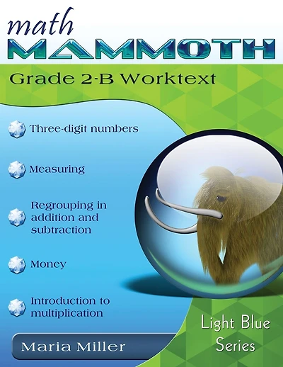 Math Mammoth Grade 2-B Worktext (Canadian Version)