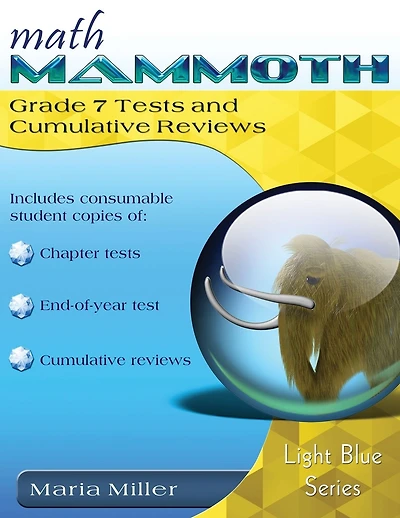 Math Mammoth Grade Tests and Cumulative Reviews