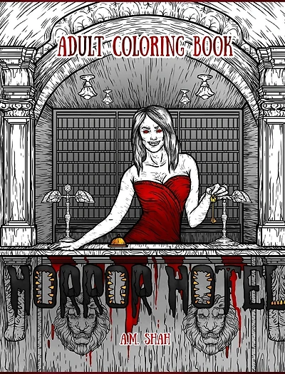 Adult Coloring Book: Horror Hotel