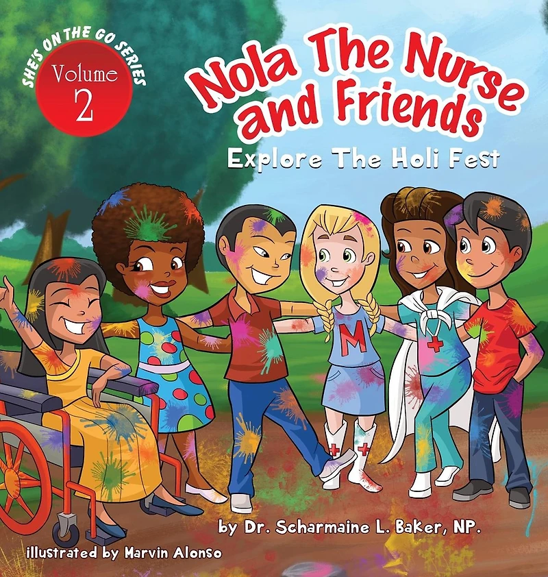 Nola the Nurse & Friends Explore Holi Fest