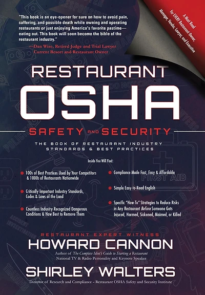 Restaurant OSHA Safety and Security: The Book of Industry Standards & Best Practices