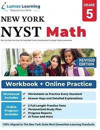 New York State Test Prep: 5th Grade Math Practice Workbook and Full-length Online Assessments: NYST Study Guide