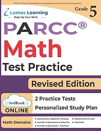 PARCC Test Prep: 5th Grade Math Practice Workbook and Full-length Online Assessments: PARCC Study Guide