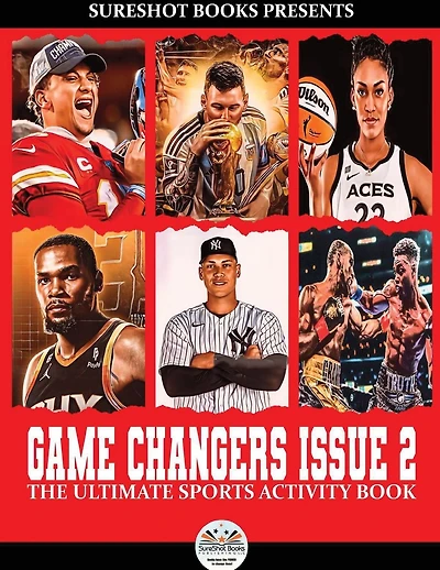 Game Changers Issue Vol 2: The Ultimate Sports Activity Book For Men, Fun Sports Quizzes And Questions With Answers. Includes Interesting Fun Facts, Trivia Challenges About Football, Basketball, Baseball, Nfl, Mba And More, Perfect Gift For Sport Lovers