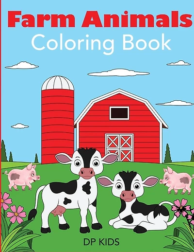 Farm Animals Coloring Book
