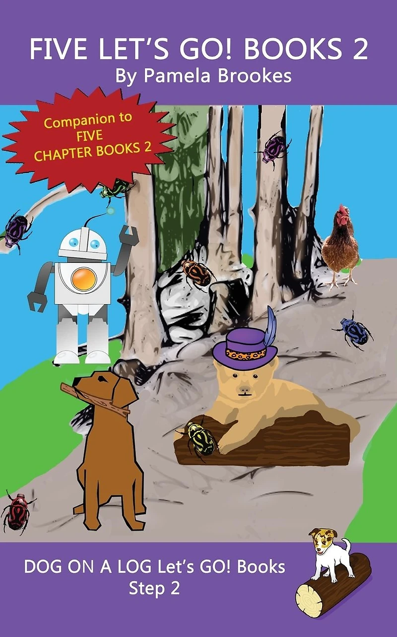 Five Let's GO! Books 2: Sound-Out Phonics Help Developing Readers, including Students with Dyslexia, Learn to Read (Step 2 a Systematic Series of Decodable Books)