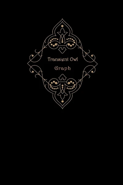 Transient Owl Graph-Lined Notebook Journal: 8 x 8 Squares 120 Page: