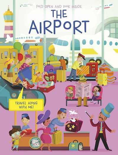Fold Open and Look Inside The Airport