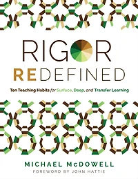 Rigor Redefined: Ten Teaching Habits for Surface, Deep, and Transfer learning (Enables students to take ownership of their process)