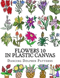 Flowers 10: in Plastic Canvas