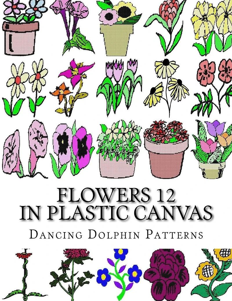 Flowers 12: in Plastic Canvas