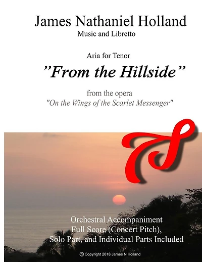 From the Hillside: Aria for Tenor with Orchestra from the Opera "On the Wings of the Scarlet Messenger"