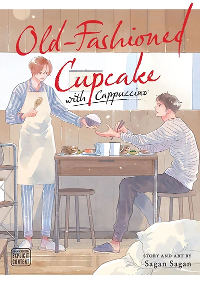 Old-Fashioned Cupcake with Cappuccino