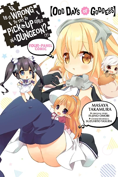 Is It Wrong to Try Pick Up Girls a Dungeon? Four-Panel Comic: Odd Days of Goddess