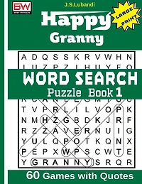 Happy Granny (WORD SEARCH) Puzzle Book 1