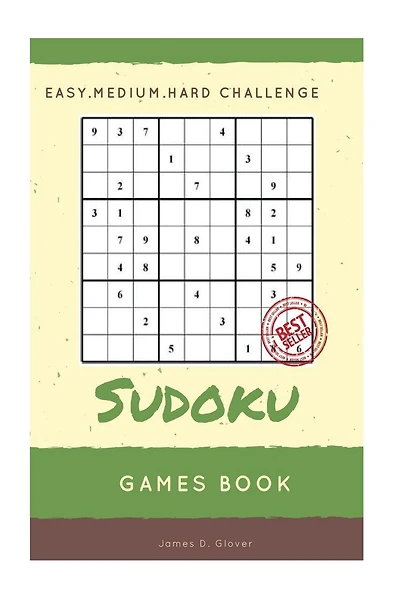 Sudoku Games Book: Easy, Medium, Hard Handheld Puzzle, Large Print, 1 Game per Page, All Age, Adults