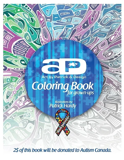 Art by Patrick Colouring Book for adults
