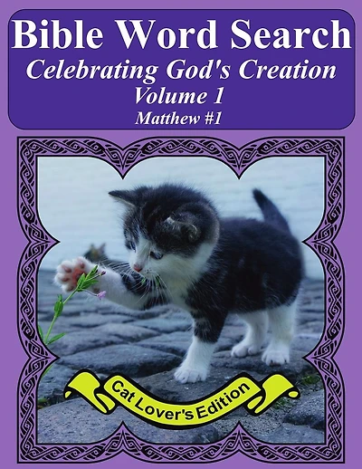 Bible Word Search Celebrating God's Creation Volume 1: Matthew #1 Extra Large Print
