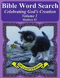 Bible Word Search Celebrating God's Creation Volume 1: Matthew #1 Extra Large Print