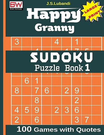 Happy Granny SUDOKU Puzzle Book 1