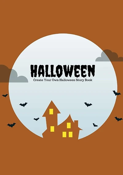 Halloween: Create Your Own Halloween Story Book, 100 Pages, Zombie Brown
