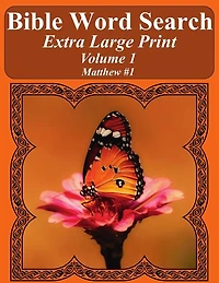 Bible Word Search Extra Large Print Volume 1: Matthew #1