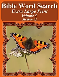 Bible Word Search Extra Large Print Volume 5: Matthew #5
