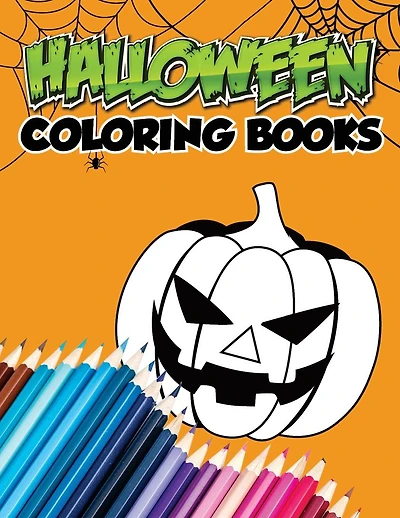 Halloween Coloring Books: Character Halloween, 13 Words Character