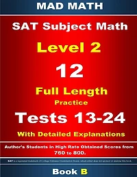 2018 SAT Subject Level 2 Book B Tests 13-24