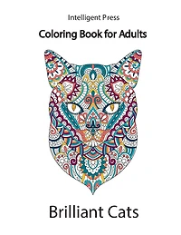 Brilliant Cats: Coloring Book for Adults