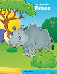 Livre de coloriage Rhinos 1