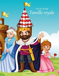 Livre de coloriage Famille royale 1