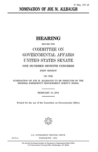 Nomination of Joe M. Allbaugh