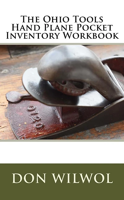 The Ohio Tools Hand Plane Pocket Inventory Workbook