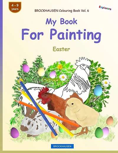 BROCKHAUSEN Colouring Book Vol. 6 - My Book For Painting: Easter