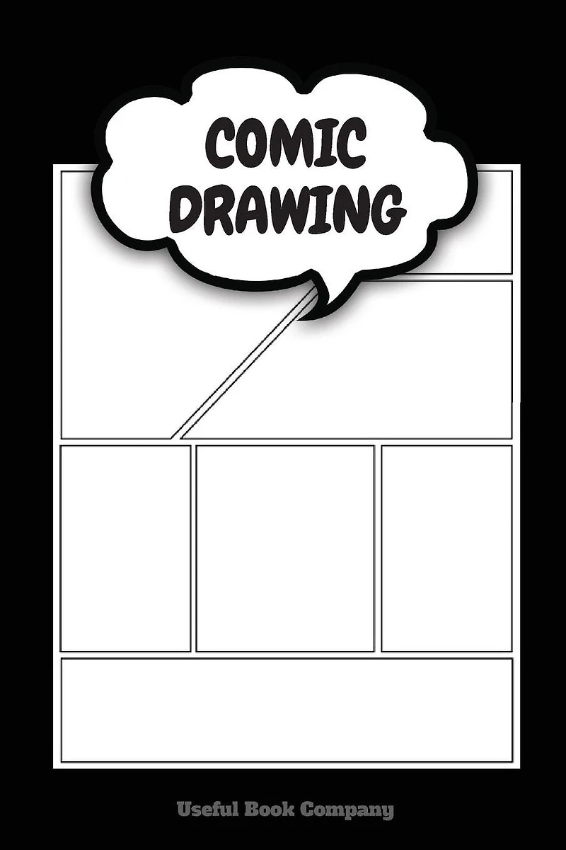 Comic Drawing: Make your own Comic Book, 6 x 9 inches, Over 100 pages, Comic Book templates