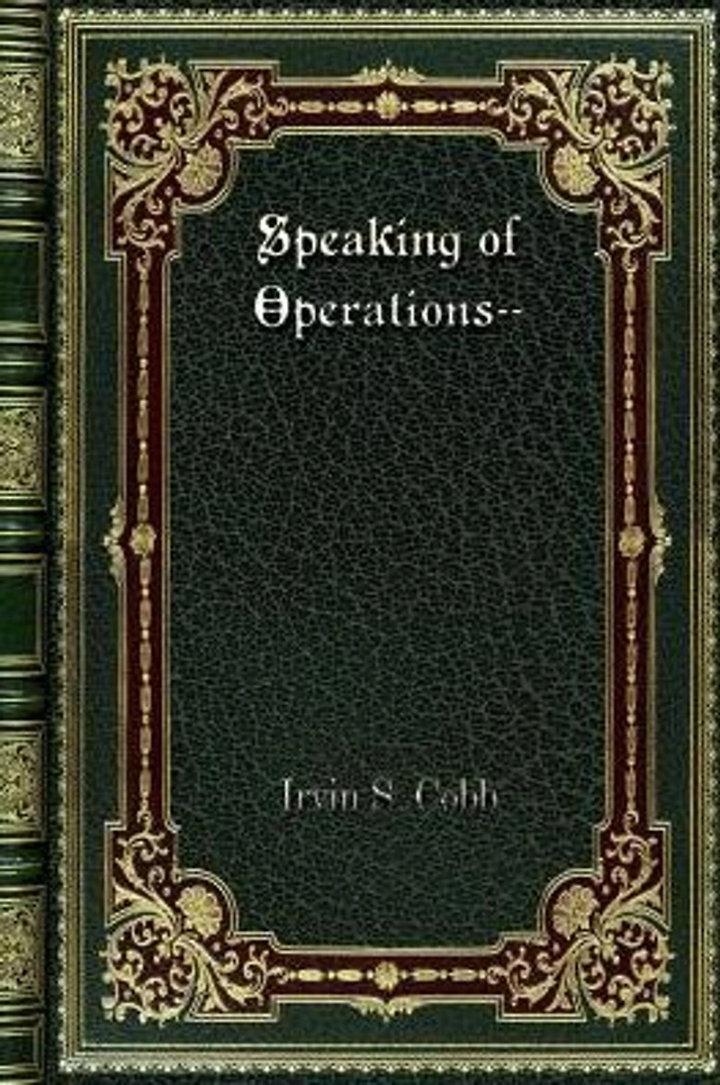 Speaking of Operations