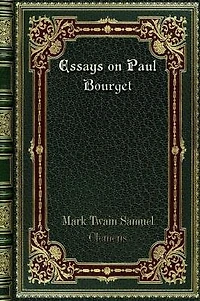 Essays on Paul Bourget