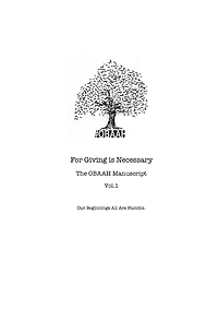 For Giving is Necessary: OBAAH