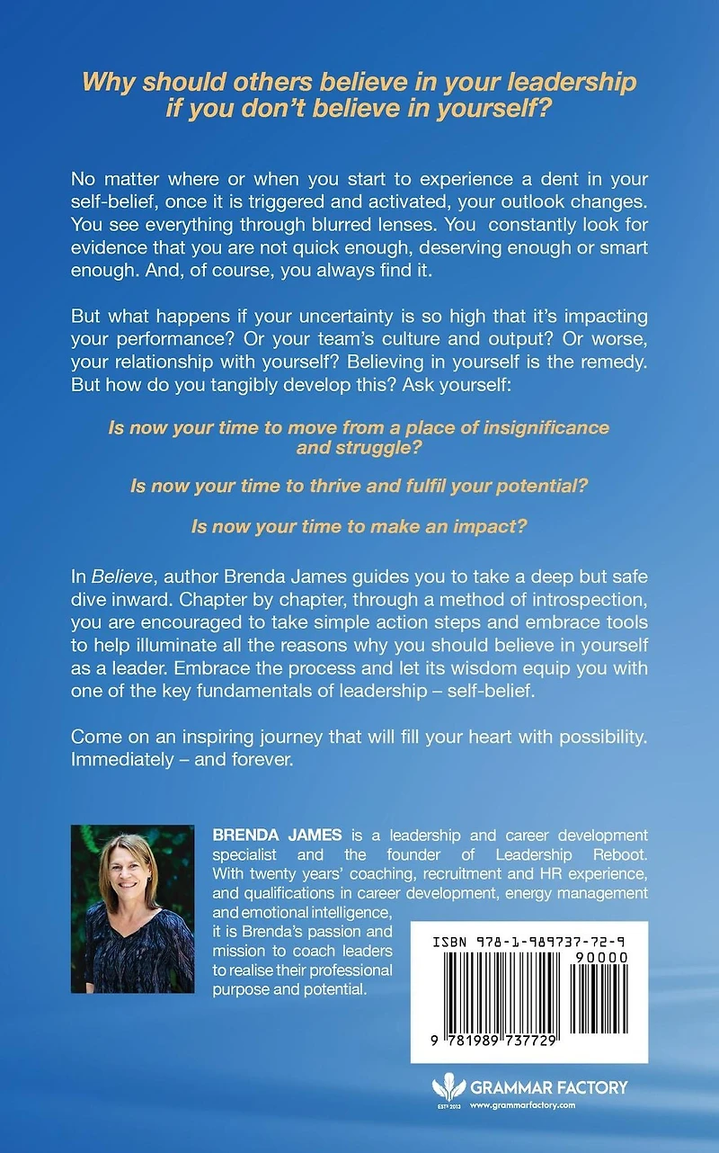 Believe: How New Leaders Step Up and Into Their Full Potential