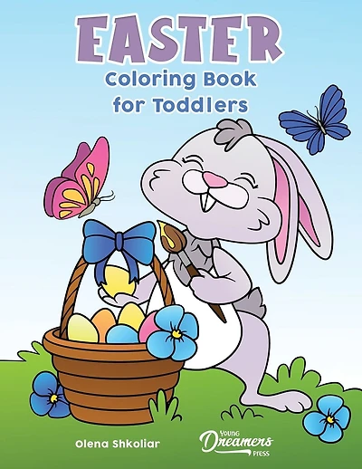 Easter Coloring Book for Toddlers: Coloring Book for Kids Ages 2-4