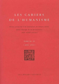 Les Cahiers de l'Humanisme: T.3-4 - 2002-2003