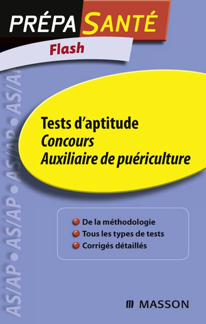 Flash Tests d'aptitude Concours Auxiliaire de puériculture